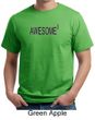 Mens Shirt Awesome Cubed Organic Tee T-Shirt