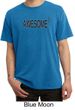 Mens Shirt Awesome Cubed Pigment Dyed Tee T-Shirt