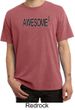 Mens Shirt Awesome Cubed Pigment Dyed Tee T-Shirt