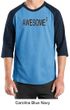 Mens Shirt Awesome Cubed Raglan Tee T-Shirt
