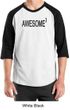 Mens Shirt Awesome Cubed Raglan Tee T-Shirt