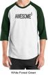 Mens Shirt Awesome Cubed Raglan Tee T-Shirt