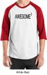 Mens Shirt Awesome Cubed Raglan Tee T-Shirt