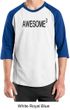 Mens Shirt Awesome Cubed Raglan Tee T-Shirt
