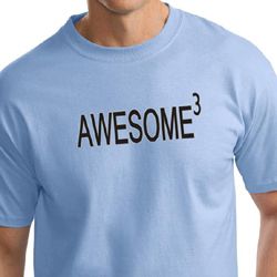 Mens Shirt Awesome Cubed Tall Tee T-Shirt
