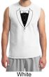 Mens Shirt Basic Black Tuxedo Muscle Tee T-Shirt
