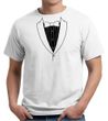 Mens Shirt Basic Black Tuxedo Organic Tee T-Shirt