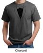 Mens Shirt Basic Black Tuxedo Organic Tee T-Shirt