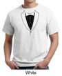 Mens Shirt Basic Black Tuxedo Organic Tee T-Shirt