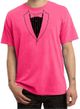 Mens Shirt Basic Black Tuxedo Pigment Dyed Tee T-Shirt