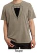 Mens Shirt Basic Black Tuxedo Pigment Dyed Tee T-Shirt