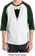 Mens Shirt Basic Black Tuxedo Raglan Tee T-Shirt