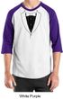 Mens Shirt Basic Black Tuxedo Raglan Tee T-Shirt