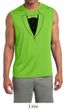 Mens Shirt Basic Black Tuxedo Sleeveless Moisture Wicking Tee T-Shirt