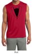 Mens Shirt Basic Black Tuxedo Sleeveless Moisture Wicking Tee T-Shirt