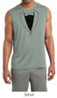 Mens Shirt Basic Black Tuxedo Sleeveless Moisture Wicking Tee T-Shirt