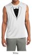 Mens Shirt Basic Black Tuxedo Sleeveless Moisture Wicking Tee T-Shirt