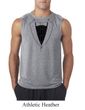 Mens Shirt Basic Black Tuxedo Sleeveless Tee T-Shirt