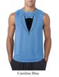 Mens Shirt Basic Black Tuxedo Sleeveless Tee T-Shirt