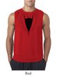 Mens Shirt Basic Black Tuxedo Sleeveless Tee T-Shirt