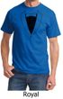 Mens Shirt Basic Black Tuxedo Tee T-Shirt