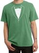Mens Shirt Basic White Tuxedo Pigment Dyed Tee T-Shirt