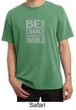 Mens Shirt Be The Change Pigment Dyed Tee T-Shirt