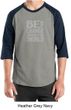 Mens Shirt Be The Change Raglan Tee T-Shirt