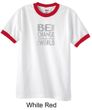 Mens Shirt Be The Change Ringer Tee T-Shirt
