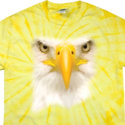 Mens Shirt Big Bald Eagle Face Spider Tie Dye Tee T-shirt Mens Shirt Big Bald Eagle Face Spider Tie Dye Tee T-shirt