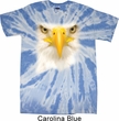 Mens Shirt Big Bald Eagle Face Twist Tie Dye Tee T-shirt