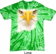 Mens Shirt Big Bald Eagle Face Twist Tie Dye Tee T-shirt