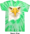Mens Shirt Big Bald Eagle Face Twist Tie Dye Tee T-shirt