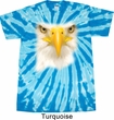 Mens Shirt Big Bald Eagle Face Twist Tie Dye Tee T-shirt