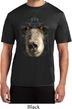 Mens Shirt Big Black Bear Face Moisture Wicking Tee T-Shirt