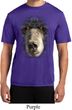 Mens Shirt Big Black Bear Face Moisture Wicking Tee T-Shirt