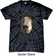 Mens Shirt Big Black Bear Face Spider Tie Dye Tee T-shirt