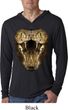 Mens Shirt Big Cobra Snake Face Lightweight Hoodie Tee T-Shirt