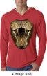 Mens Shirt Big Cobra Snake Face Lightweight Hoodie Tee T-Shirt