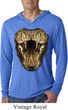Mens Shirt Big Cobra Snake Face Lightweight Hoodie Tee T-Shirt