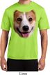 Mens Shirt Big Corgi Face Moisture Wicking Tee T-Shirt