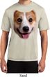 Mens Shirt Big Corgi Face Moisture Wicking Tee T-Shirt