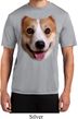 Mens Shirt Big Corgi Face Moisture Wicking Tee T-Shirt