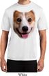 Mens Shirt Big Corgi Face Moisture Wicking Tee T-Shirt