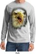 Mens Shirt Big Eagle Face Long Sleeve Tee T-Shirt