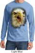 Mens Shirt Big Eagle Face Long Sleeve Tee T-Shirt