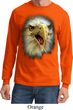Mens Shirt Big Eagle Face Long Sleeve Tee T-Shirt