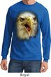 Mens Shirt Big Eagle Face Long Sleeve Tee T-Shirt