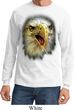 Mens Shirt Big Eagle Face Long Sleeve Tee T-Shirt