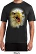 Mens Shirt Big Eagle Face Moisture Wicking Tee T-Shirt